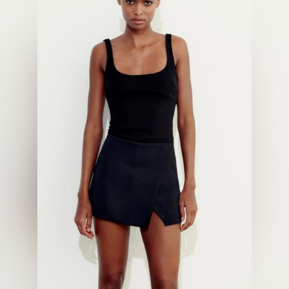 Zara split mini skort